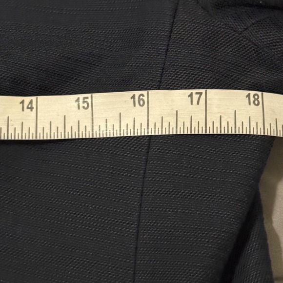 Brooks Brothers Petite Blazer Navy Blue Textured One Button Career Women 14P - Picture 5 of 8